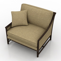 3D Armchair preview