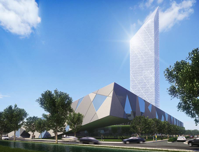 Project of five-star hotel, Linyi, China