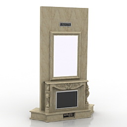 fireplace 3D Model Preview #d9405ef2