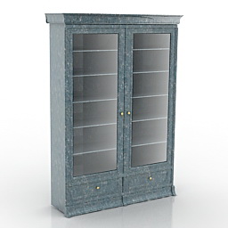 bookcase 3D Model Preview #879e61a8