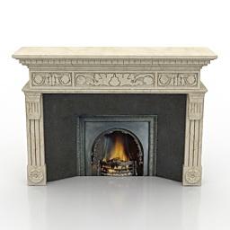 fireplace 3D Model Preview #8d84bd70