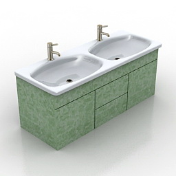 3D Wash-basin preview