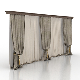 curtain 3 3D Model Preview #f8c3c7e2