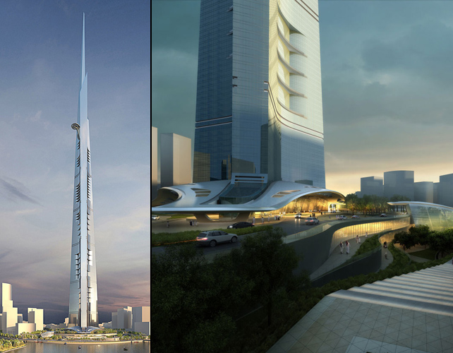 Kingdom Tower, Jeddah, Saudi Arabia