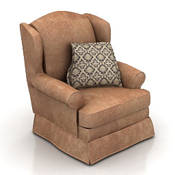 3D Armchair preview