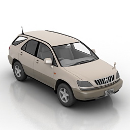 car toyota hrrier 3D Model Preview #d246cc69