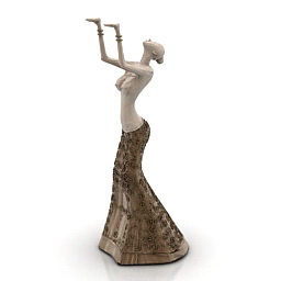 figurine 3D Model Preview #6d9224d4
