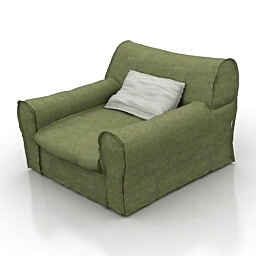 3D Armchair preview