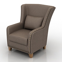 3D Armchair preview