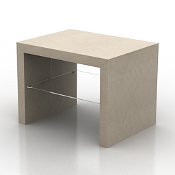 3D Bed-side table preview
