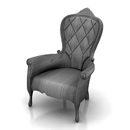 3D Armchair preview
