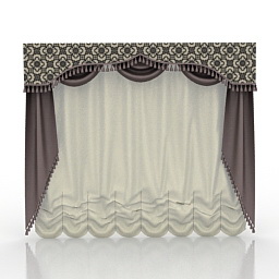 curtain 1 3D Model Preview #8ca28131