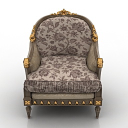 3D Armchair preview