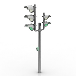 traffic lights 3D Model Preview #d8983845