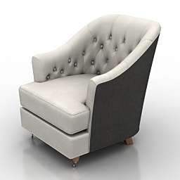 3D Armchair preview