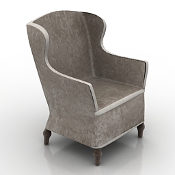 3D Armchair preview