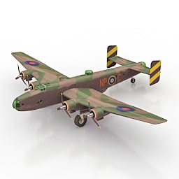 airplane 3D Model Preview #aa9cd97c
