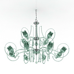 chandelier 3D Model Preview #faa24c39
