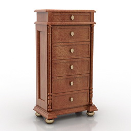 locker 3 3D Model Preview #f2c24000