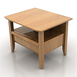 3D Bedside table preview