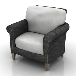 3D Armchair preview