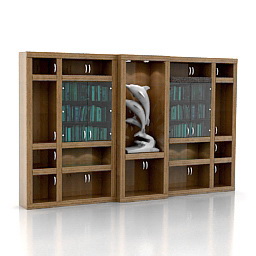 bookcase 3D Model Preview #b657036d