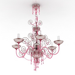 3D Chandelier preview