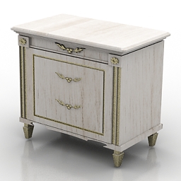 3D Bedside table preview