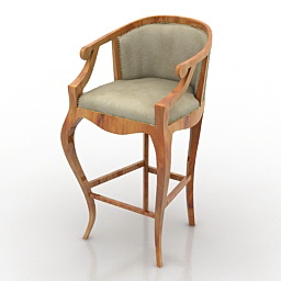 3D Armchair preview