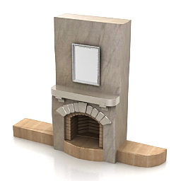 fireplace 3D Model Preview #668116df