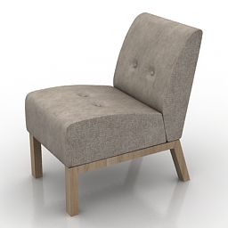 3D Armchair preview