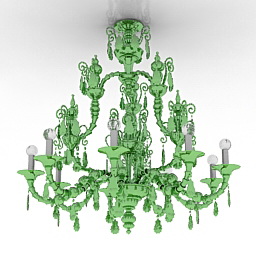 3D Chandelier preview