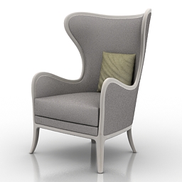 3D Armchair preview