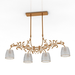 3D Chandelier preview