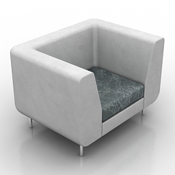 3D Armchair preview