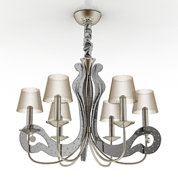 3D Chandelier preview