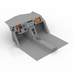 panel dashboard aircraft 3D Model Preview #da5628c1