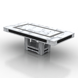 "Luxury Furniture 3D Models 011 Table chair" - Interior Collection preview