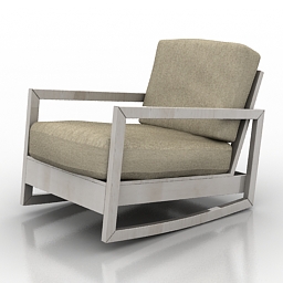 3D Armchair preview