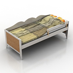 bed 3D Model Preview #497ebecc