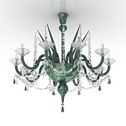 3D Chandelier preview