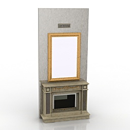 fireplace 3D Model Preview #57b3a5ab