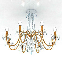 chandelier 1 3D Model Preview #3829a249