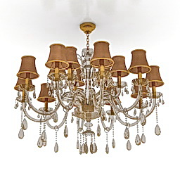 3D Chandelier preview