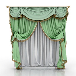 curtain 3D Model Preview #6c3cb4bb