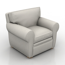 3D Armchair preview