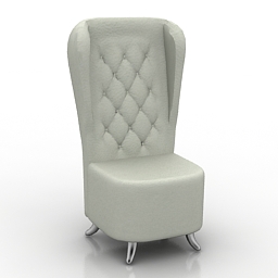 3D Armchair preview