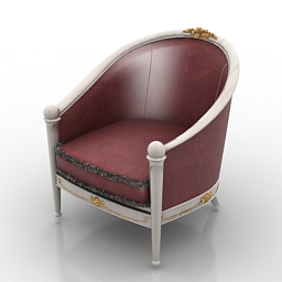 3D Armchair preview
