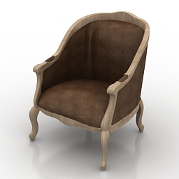 3D Armchair preview