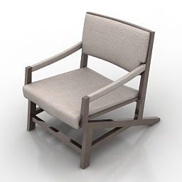 3D Armchair preview